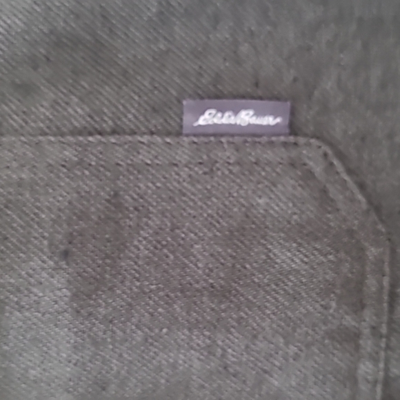 EDDIE BAUER MENS LINED SHIRT JACKET "FOREST NIGHT" GREEN SIZE XL - Picture 5 of 13